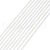 HOBBIESAY 10 Strands Imitate Austrian Crystal Bicone Glass Beads Strands GLAA-HY0001-37A-1