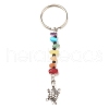 Natural & Synthetic Gemstone Beaded Keychains KEYC-JKC00303-2