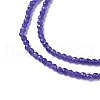 Natural White Jade Beads Strands G-F596-46-3mm-4