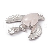 Natural Rose Quartz Pendants G-P484-05P-04-4