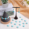SUNNYCLUE 100Pcs Synthetic Turquoise Dyed Beads TURQ-SC0001-27-4