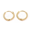 304 Stainless Steel Twist Rope Shape Hoop Earrings for Women EJEW-I278-01B-G-1
