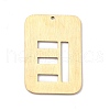 Ion Plating(IP) 304 Stainless Steel Pendants STAS-K216-49E-G-3