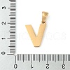 PVD Vacuum Plating 304 Stainless Steel Pendants STAS-Z072-01G-V-2
