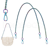   2Pcs Zinc Alloy Wheat Chain Bag Handles FIND-PH0009-82C-1