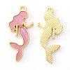 Alloy Enamel Pendants X-ENAM-N054-021D-3