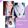 CHGCRAFT Natural Amethyst Pointed Hexagon Perfume Bottles Pendant Necklace NJEW-CA0001-07A-6