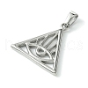Non-Tarnish 304 Stainless Steel Pendants STAS-L275-08P-2