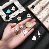 15Pcs 15 Styles Halloween Alloy Enamel Pendants FIND-YW0006-06-4