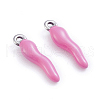 304 Stainless Steel Pendants STAS-I148-02P-12-1
