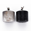 Natural Agate Pendants G-S359-286-2