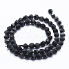 Natural Black Onyx Beads Strands G-K260-04A-2