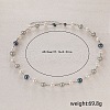 Elegant Round Shell Pearl & Iron Beaded Necklaces for Women ZH3328-2-5
