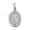 Non-Tarnish 201 Stainless Steel Pendants STAS-F177-05P-1