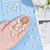 26Pcs 26 Styles Letter A~Z Shell Connector Charms PALLOY-PH01682-3