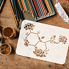 Plastic Drawing Painting Stencils Templates DIY-WH0396-0040-3