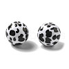 Printing Opaque Acrylic Beads OACR-H049-01D-1