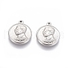 Non-Tarnish 201 Stainless Steel Pendants STAS-L232-031P-1