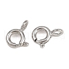 Brass Spring Ring Clasps KK-A257-13B-P-2