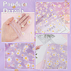 4 Yard Daisy Pattern Nylon Mesh Fabric AJEW-WH0314-459A-4