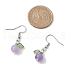 Acrylic Dangle Earrings EJEW-JE05750-04-3