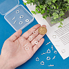   8 Styles Brass Toggle Clasps KK-PH0010-65-3