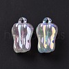 UV Plating Luminous Transparent Acrylic Pendants OACR-C001-07-6