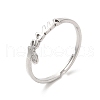 Non-Tarnish 304 Stainless Steel Word Adjustable Ring RJEW-L107-028P-1