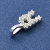 925 Sterling Silver with Cubic Zirconia Charms STER-Q004-01R-S-2