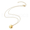 304 Stainless Steel Clear Cubic Zirconia Constellation Pendant Necklaces NJEW-R021-02G-01-4