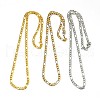 304 Stainless Steel Figaro Chain Necklace Making STAS-A028-N023-1