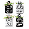 Wooden Pendant Decoration HJEW-WH0074-016-1