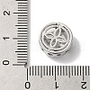 Brass Micro Pave Clear Cubic Zirconia Beads KK-G503-09P-3