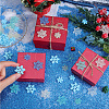 SUNNYCLUE 80Pcs 8 Styles Christmas Translucent Resin Cabochons RESI-SC0003-40-4