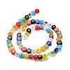 Handmade Millefiori Glass Bead Strands X-LAMP-J035-6mm-39-2