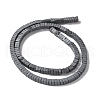 Matte Electroplated Non-magnetic Synthetic Hematite Beads Strands G-I175-04B-A-4