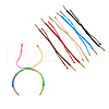 Fashewelry 12Pcs 6 Colors  Nylon Cord Braided Bead Bracelets Making BJEW-FW0001-02-2