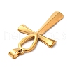 Ion Plating(IP) 304 Stainless Steel Pendants STAS-L216-41G-02-2