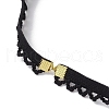 Brass Layered Leaf Tassel Thigh Leg Chains AJEW-AN00656-4
