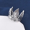 304 Stainless Steel Cuff Rings RJEW-D306-27P-03-1