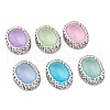 Oval Shaped Sew on Rhinestone GLAA-K069-04B-P-1