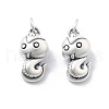 Fine Silver Pendants STER-D302-07AS-1