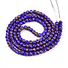 Baking Painted Glass Beads Strands DGLA-N010-6mm-06-2