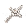 Brass Micro Pave Cubic Zirconia Pendants KK-F895-01P-2
