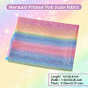 Illusion Laser Fabric DIY-WH0304-481-2