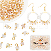 Beebeecraft 200Pcs Electroplate Glass Charms GLAA-BBC0001-06B-1