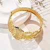 Brass Bangles for Women BJEW-D313-05G-5
