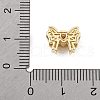 Brass Micro Pave Cubic Zirconia Beads KK-K371-48G-3