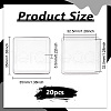 Square Acrylic Storage Boxes CON-WH0089-86-2