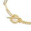 Brass Charm Bracelets BJEW-JB10392-03-4